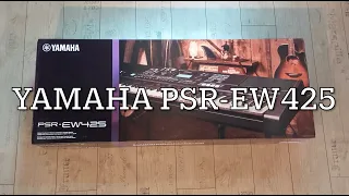 Yamaha PSR-EW425 Unboxing & Assembling