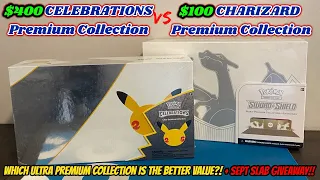$400 CELEBRATIONS UPC vs $100 CHARIZARD UPC -- Which is the BETTER VALUE?! + GIVEAWAY!!