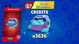 NEWEST FREE CREDITS 🔥5 FREE LEGENDARY GIFTS🎁😱 BRAWL STARS UPDATE🔥!!