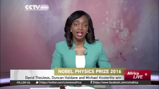 The Nobel Prize in Physics 2016