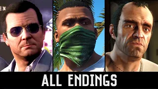 GTA 5 - All Endings | Final Missions (Expanded & Enhanced)
