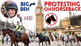 I break into Big Ben to protest for horse welfare!