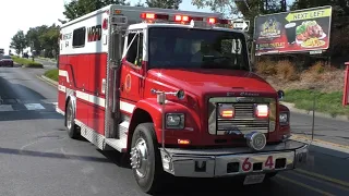 West Reading Fire Department Rescue 64 Responding 9/11/19