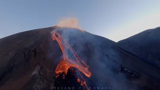 ETNA ERUPTION CINEMATIC FPV DRONE 4K GOPRO