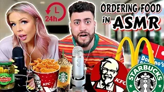 I ONLY SPOKE IN ASMR FOR 24 HOURS WHILE ORDERING FOOD (IMPOSSIBLE ASMR FOOD CHALLENGE)