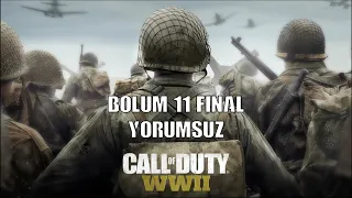 Call of Duty WW2 Bölüm 11 Final Yorumsuz (Ps5 60fps)