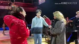 [Sub] Dimash at rehearsals with Lara Fabian. CrazyMaks.