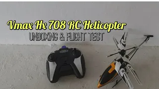 RC Helicopter Unboxing Vmax Hx 708 Review + Flight Test | R4Reviews