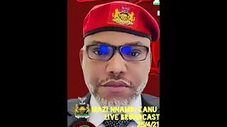 mazi Nnamdi kanu live presentation  25/4/2021