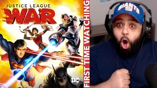 First Time Watching Justice League:"WAR" l Super7 VS Darkseid l THIS MOVIE WAS EPIC l Movie Reaction