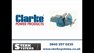 Clarke CV125B Metalwork Fixed Bench Vice 5" 125mm