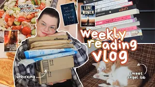 book unboxing! 📖 WEEKLY READING VLOG