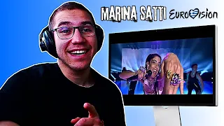 Reacting To Marina Satti - ZARI (LIVE) | Greece 🇬🇷 | Grand Final | Eurovision 2024!!!