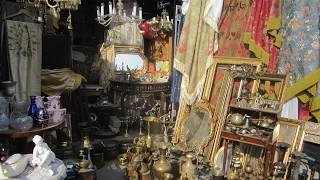 Блошиный рынок в Праге. Prague flea market.