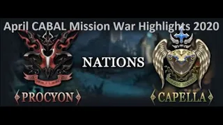 April CABAL Mission War Highlights 2020 Video (iBerserker/EU-Mercury)
