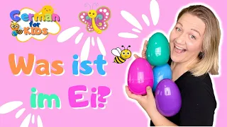 Learn German | Ostereier Öffnen | Learn German Colors | Counting | Spring Words | Easter | Ostern