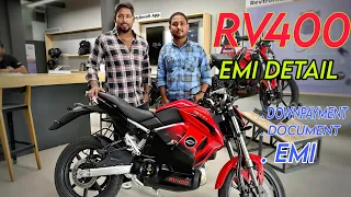 2023 New Revolt ( RV 400 ) ⚡ Electric | Finance Details | EMI, Downpayment, Rate of Interest ☑️