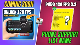 bgmi 120 fps coming soon🔥| in 3.2 new update | all phone's supported | bgmi 120 fps