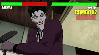 BATMAN VS THE JOKER WITH HEALTHBARS