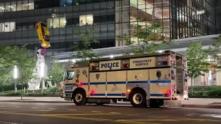 NYPD ESU Truck 1, Dalmatian, & Yellow Cab