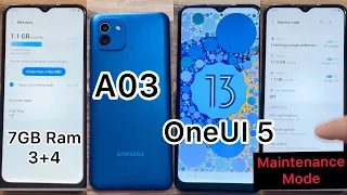 Android 13 & OneUI 5 / Samsung Galaxy A03