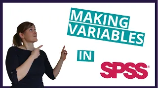 SPSS tutorials for beginners PART 2 - How to make Variables using Syntax or using variable menus