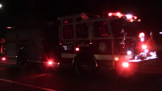 Avoca Fire Department Engine 112 Responding