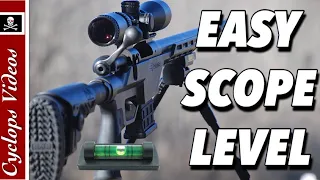 Rifle Scope Leveling the Easy Way