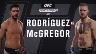 EA Sports UFC 2 - Yair Rodríguez vs Conor McGregor | Gameplay (HD) [1080p60FPS]