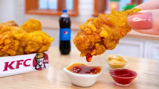 Satisfying Miniature Crispy KFC Fried Chicken 🍗 Best Fast Food Recipe by Mini Yummy 🍗 ASMR Cooking