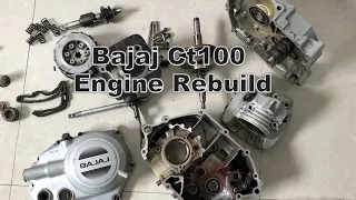 Bajaj Ct100 Engine Rebuild ] Engine Fitting Part 2 HD