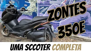 Zontes 350E★  Review & TestRide  ★ 🔥🔴 - COM LEGENDAS 💯✅