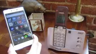 VTech Connect to Cell - Incoming Outgoing Call Demo Through Cell Phone