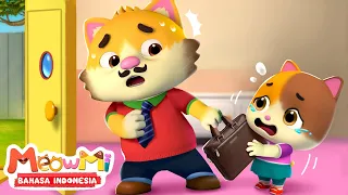 Ayah Harus Pergi Bekerja | Kartun Keluarga Kucing | Kartun Anak |MeowMi Family Show Bahasa Indonesia