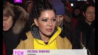 Руслана Лижичко разом із однодумцями оголосила голодування на майдані