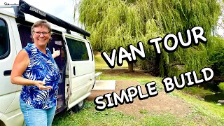 SOLO FEMALE living in self built Toyota Hiace