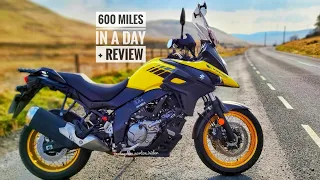 Suzuki V Strom 650 XT 600 mile day ride and Review