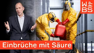 Gefährliche Wohnungseinbrüche mit Säure: Polizei warnt vor neuer Masche! | Anwalt Christian Solmecke