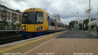 Trains at Kensington Olympia 31st May 2017