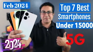 Top 7 Best 5G Phones Under 15000 in Feb 2024 I Best Smartphone Under 15000