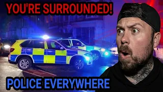 POLICE SURROUND US WHILE INSIDE ABANDONED ASYLUM | SCOTLAND