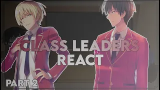 Class Leaders(+Manabu) React to Ayanokoji | Part 2 | Classroom Of The Elite | Eng/Rus