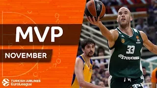 Turkish Airlines EuroLeague MVP for November: Nick Calathes, Panathinaikos Superfoods Athens