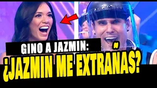 GINO ASSERETO LE PREGUNTÓ A JAZMIN PINEDO SI LO EXTRAÑA EN ESTO ES GUERRA