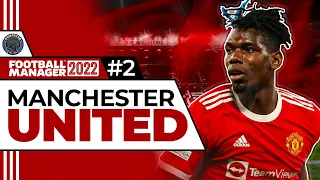 MANCHESTER UNITED FM22 BETA / PART 2 / DEADLINE DAY PURCHASE! / Football Manager 2022