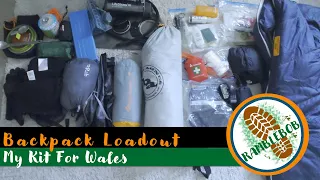 What's in my Backpack? A kit load out for a Wales camp