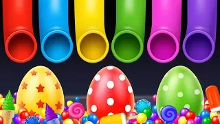 Learn Colors with Candy Surprise Eggs - Colors Collection for Children