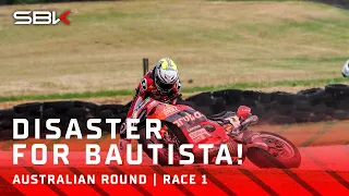 Bautista CRASHES in Race 1! 💥 | 2024 #AustralianWorldSBK 🇦🇺