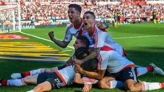 GOLES RIVER 2 BOCA 1 PRIMER TIEMPO BOU DRIUSSI ALARIO