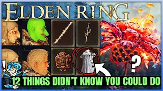 12 Secrets You Didn't Know About in Elden Ring - Game Breaking Item & Secret Attacks - Tips & More!